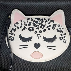 Betsey Johnson Cat wristlet/ coin purse